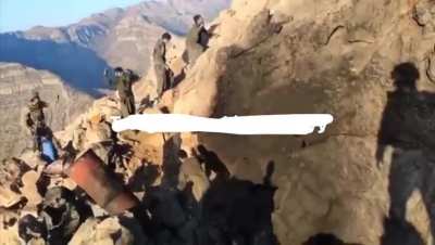 Turkish Armed Forces capturing 5 PKK militants. Date and location unknown. 