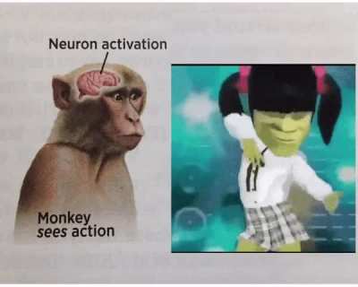 Since humans have devolved from monke, we find pleasure in it too