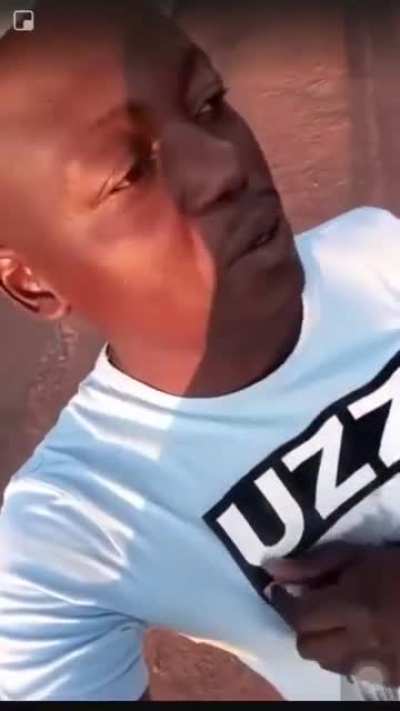 African man tries to say "don't judge a book by it's cover"