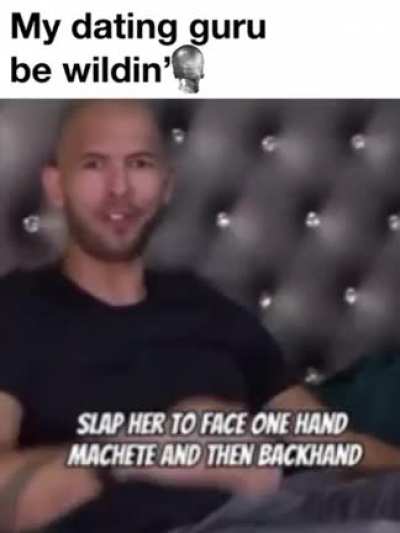 Dating guru moment