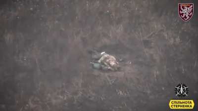 Bakhmut: Terrible spectacle as 3rd Battalion, UA 80th Brigade destroys another Russian assault force, using a combination of Stugna-P ATGM and FPV 'kamikaze' drones. Feb. 17, 2024