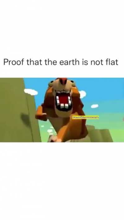 Proof that the earth isn't flat