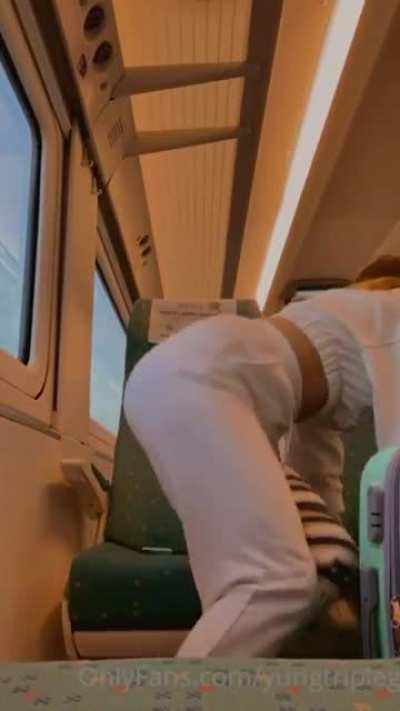 En el tren