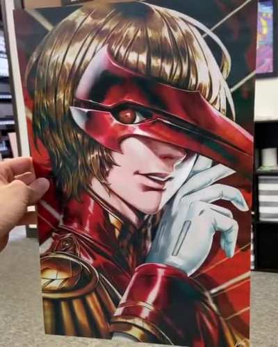 My Persona 5 Lenticular 3D Artwork ... hand drawn &amp;amp; self-produced!