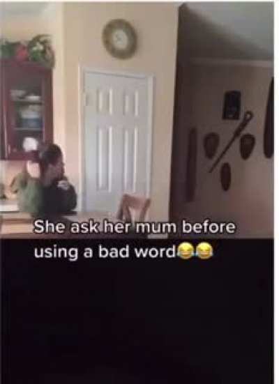 At least she asked permission first
