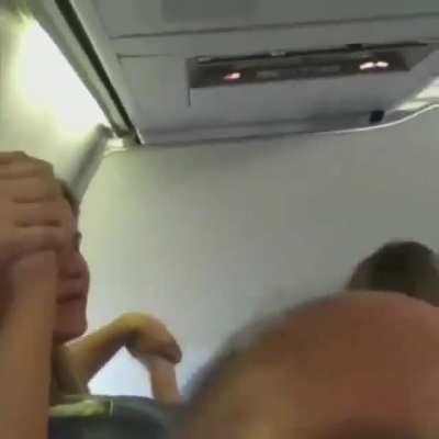 The plane had a motor failure mid-air everyone copes their own way