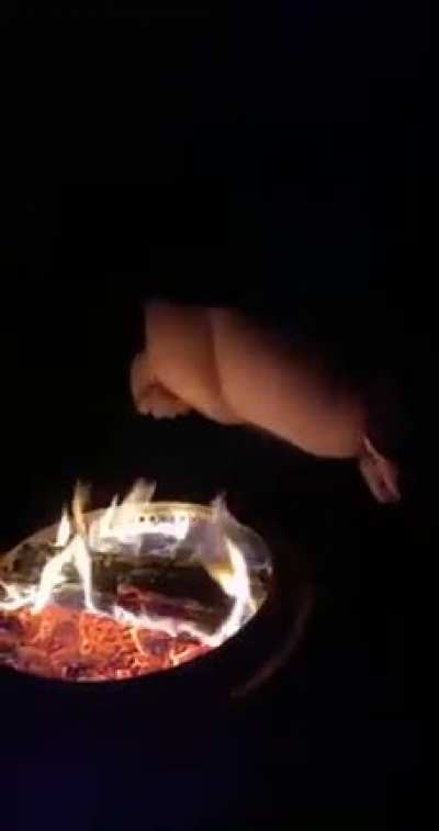 Bud is now roasted.
