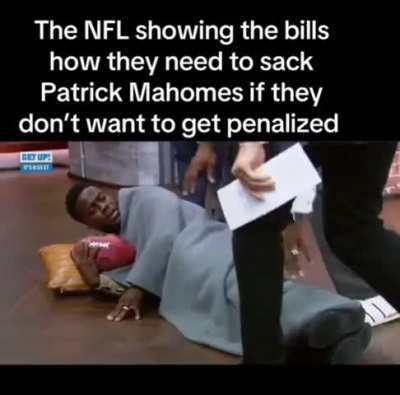 NFL showing the Bills how they need to sack Mahomes if they don&rsquo;t want to get penalized