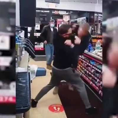 Racist gets just dues