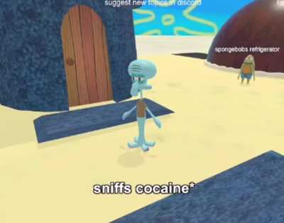 sniffs cocaine*
