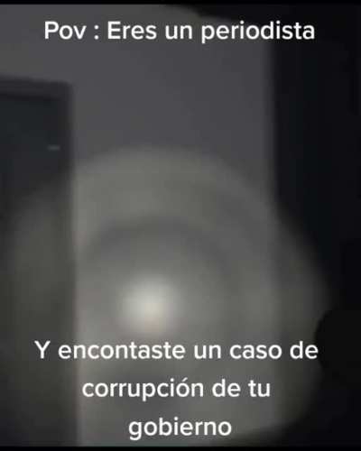 pov eres un periodista que encuentra un caso de corrupci&oacute;n en latam