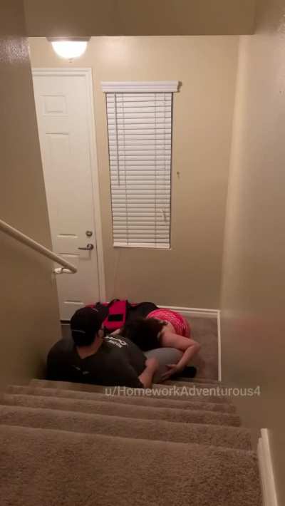 Hubby dared me to seduce the pizza guy while he listen and jacked off [Sound on, click redgifs link]