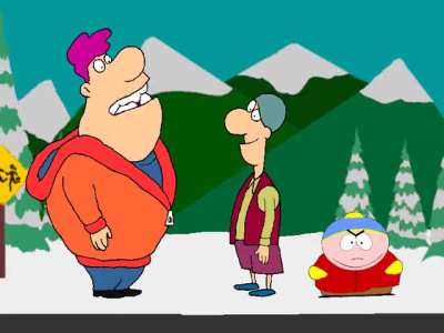 Tino y Gargamuza "visitan South Park" (2005)