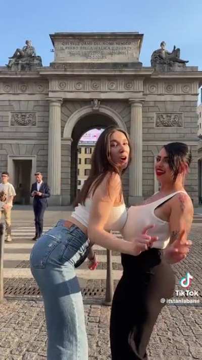 Both are stacked