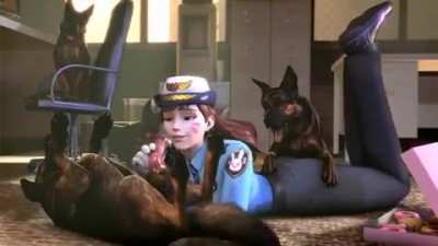 D.va K9 Unit (Overwatch)[The Firebrand + Noname55]