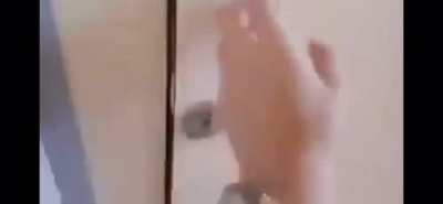 Dude gets caught jerking off in school restroom