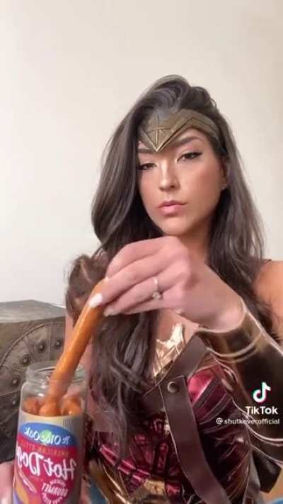 Amazonian taught wounder women a special trick for guys