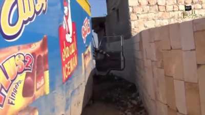 Video released by Jabhat al-Nuṣrah of a SVBIED attack on a Syrian Army Checkpoint [Syria] (February, 2013)