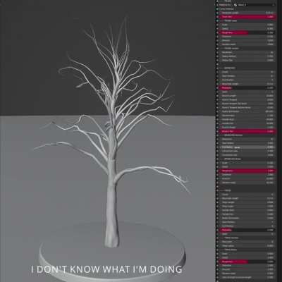 Albero - Tree generator 🌴 Including several presets and some materials. Free for a few days on (greenbaburu) Gumroad