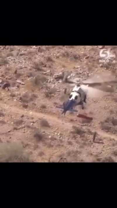 What could go wrong airlifting someone to safety