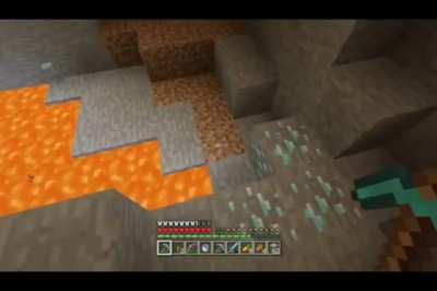 Minecraft yeet (original video by u/i-have-symple-needs)