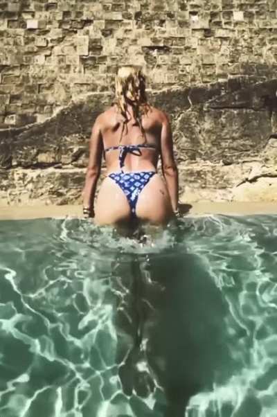 In the water