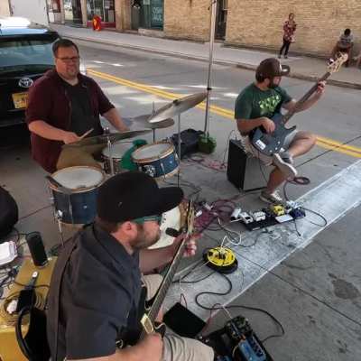 Jazz band pretending to be a cover band&hellip;