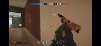 Perfectly cut scream from a grenade , ( I didn&rsquo;t cut it completely because I thought the grenade camera was funny )