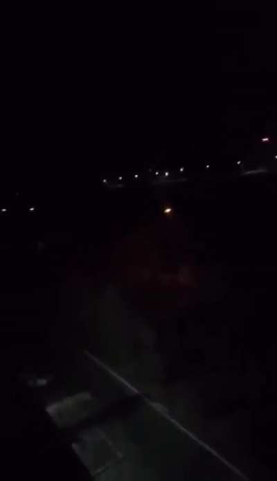 Large calibre munitions/anti-aircraft munition being fired in Kiev city