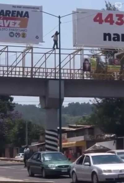I mean that&rsquo;s one way to get down...