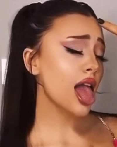 tongue out