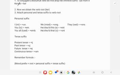 My conlang bonumuk