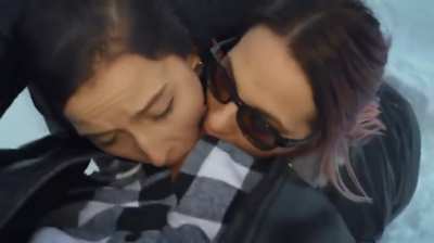 It's Never Too Cold For The Girls To Share Cum!