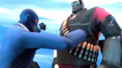Spies trying to trickstab heavy after beeing seen be like