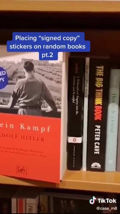 Must be a haunted book store then