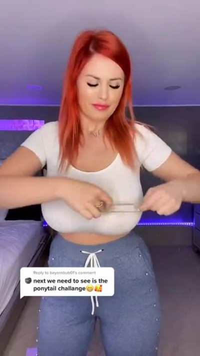 Huge Boobs Red Head