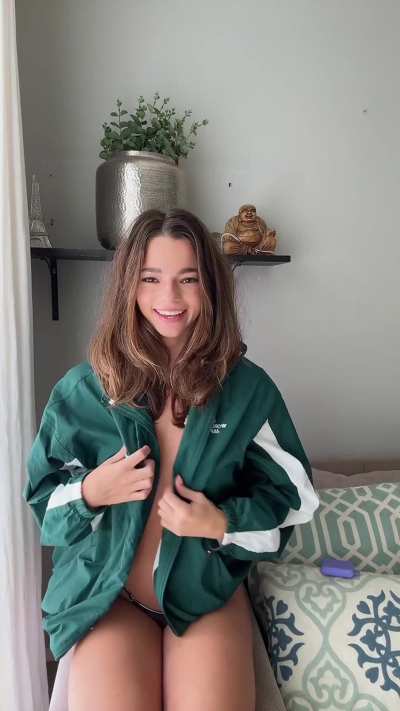 it&rsquo;s a little cold but I want to take it off anyways &amp;lt;3