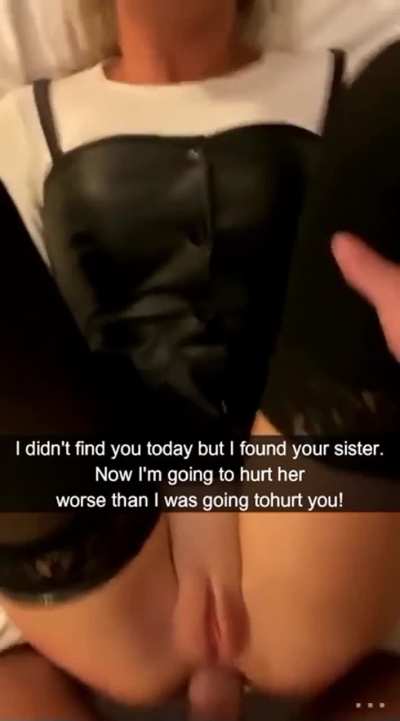 You caused this, you coward. Take the punishment or it will only get worse for the rest of your family