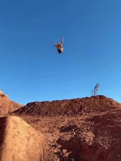 Epic dismount and excellent landing
