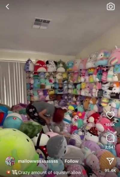 Such a ridiculous level of excess. These range from $15 to $50, you&rsquo;re looking at around $18,000 of stuffed animals, likely more.