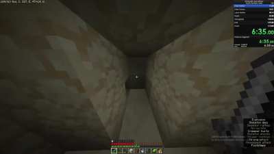 I was speedruning Minecraft and this happened to me
