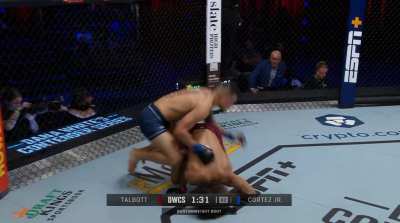 UFC DWCS Contestant Does A Backflip To Avoid The Takedown
