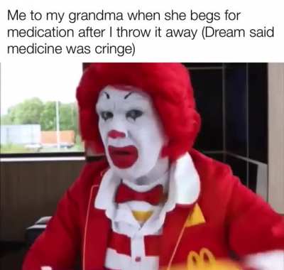 Why is grandma not moving?🤔