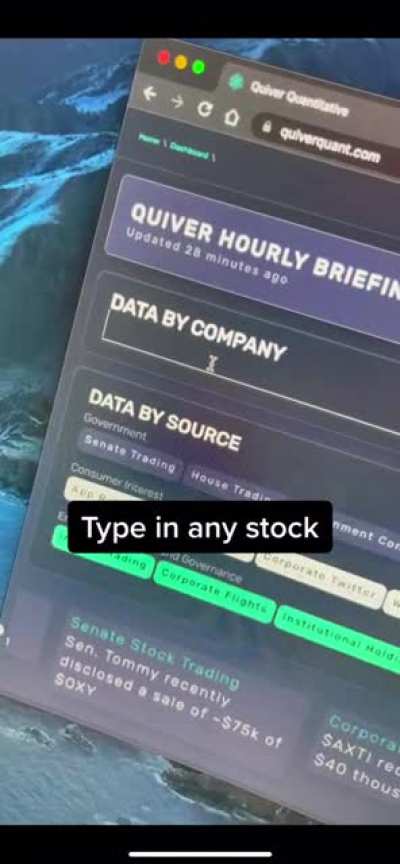 I&rsquo;ve spent the past two years writing code to collect data on stock trading by the US congressmen, corporate insiders, and hedge funds and built a website making the data freely available. I recently shared my work on TikTok and had my video removed for "