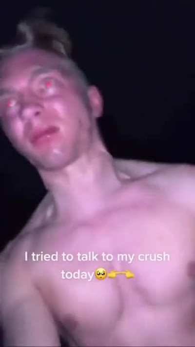 Chad tries talking to his crush
