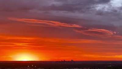 Timelapse of this morning&rsquo;s sunrise over Denver