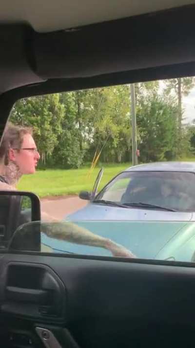 Idiots ran a red light &amp;amp; hit me , then wants to freak out on me like it was my fault they ran the red light.