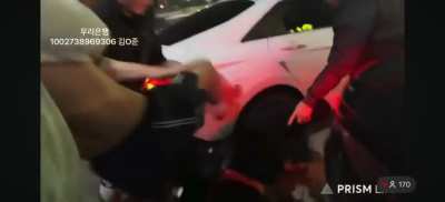 Korean streetfight livestreamed