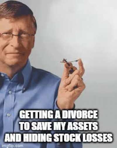 Always pay attention to who gets divorced.