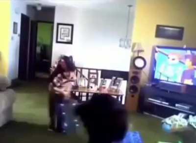 Challenging your sibling to a game of big bottle.